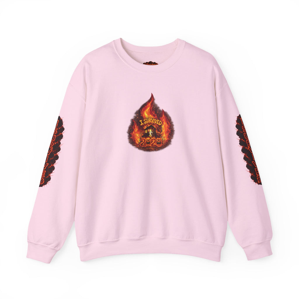 I Survived 2020 — WILDFIRES S2:E2: Director's Cut "The Bobcat Fire" Memorial Unisex Heavy Blend™ Crewneck Sweatshirt