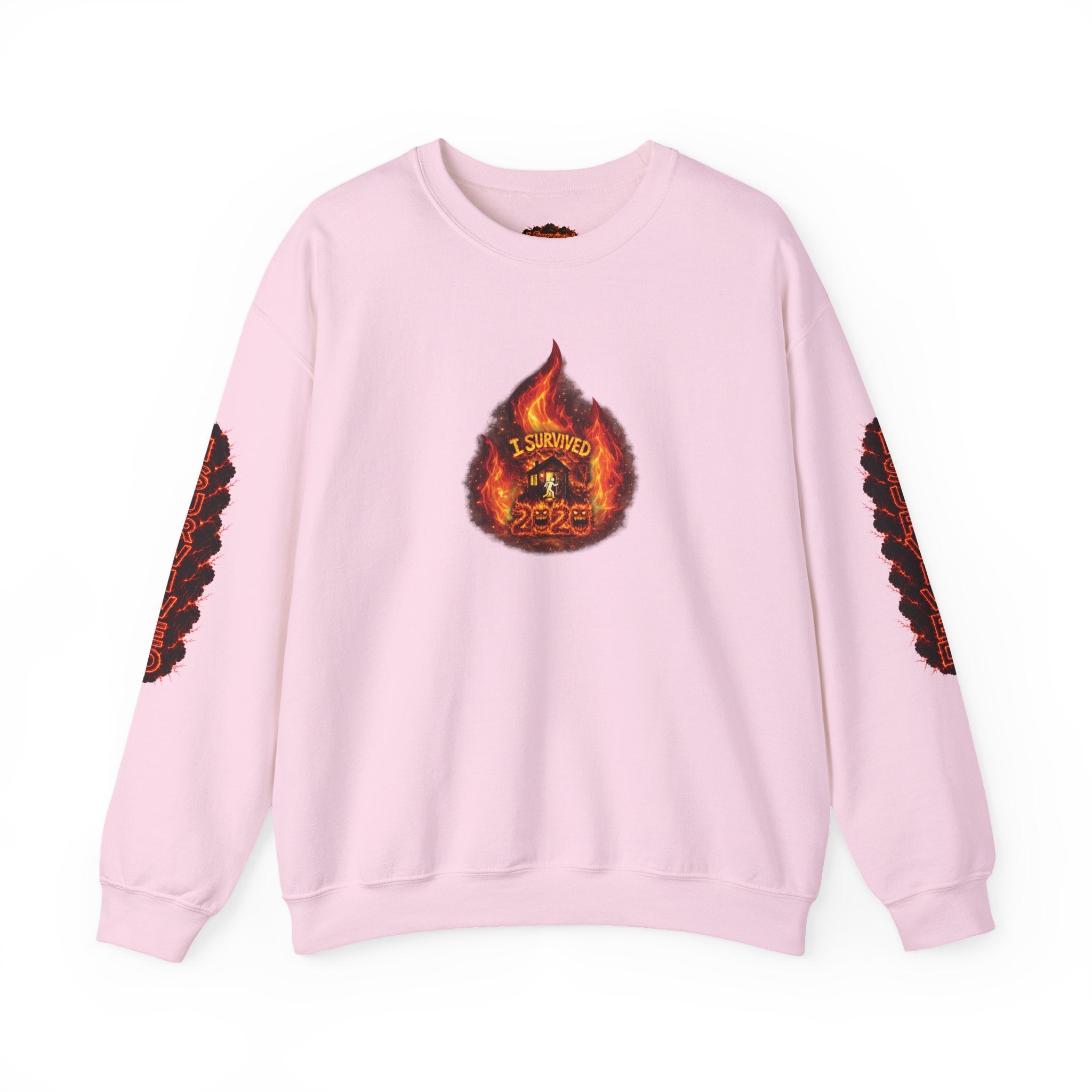 I Survived 2020 — WILDFIRES S2:E2: Director's Cut "The Bobcat Fire" Memorial Unisex Heavy Blend™ Crewneck Sweatshirt