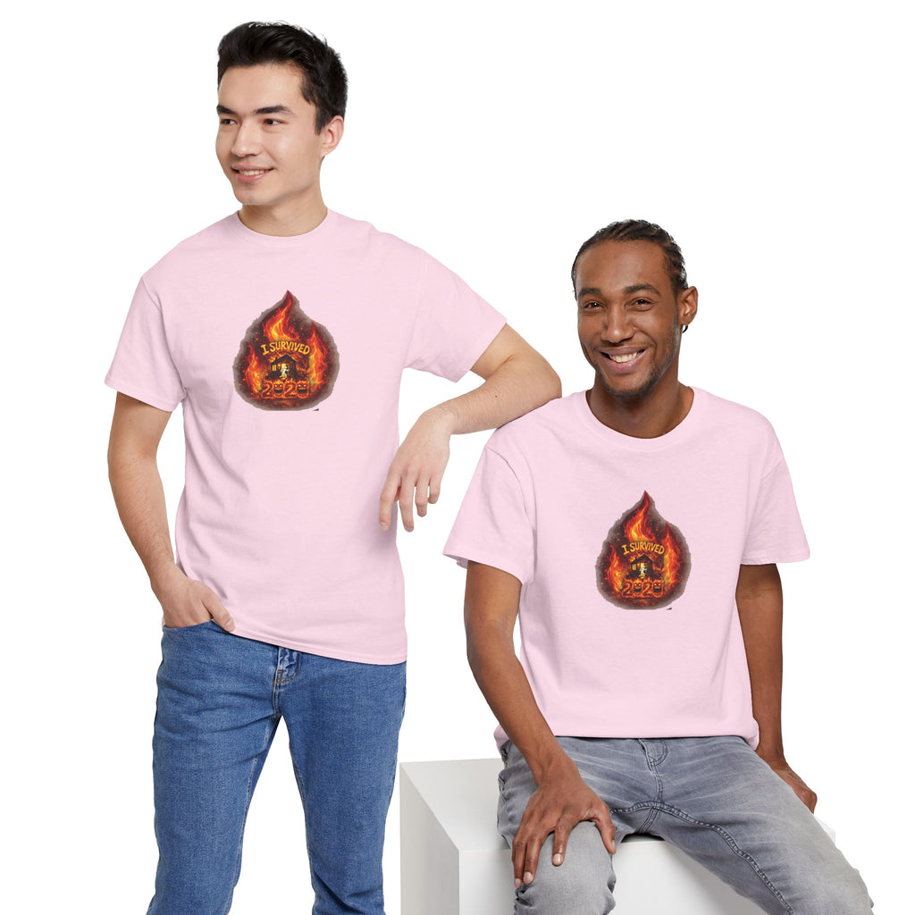 I Survived 2020 — WILDFIRES S2:E2: Director's Cut "The Bobcat Fire" Memorial Unisex Heavy Cotton Tee