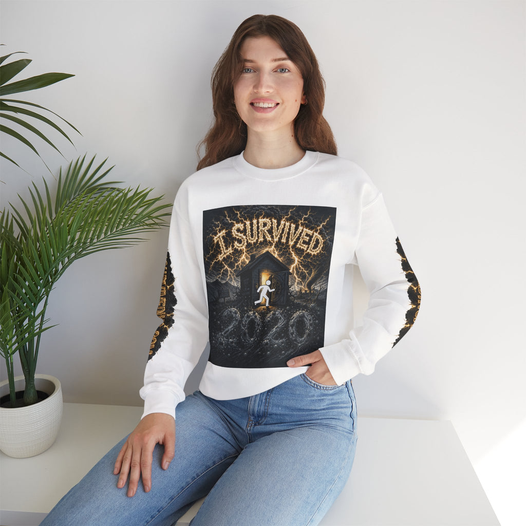 I Survived 2020 — Original PILOT Design: Special Edition Unisex Heavy Blend™ Crewneck Sweatshirt