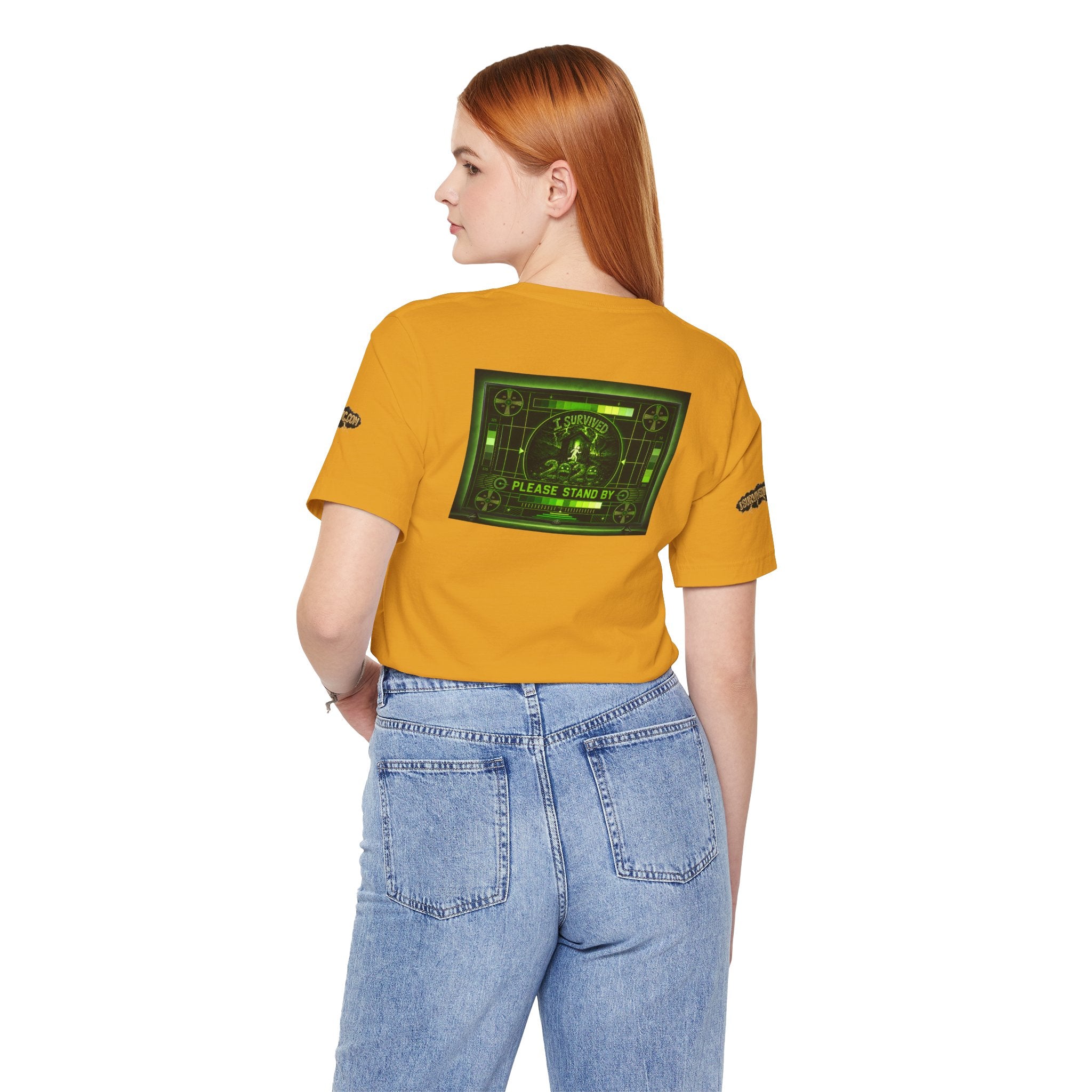 I Survived 2020 — "Please Stand By" Test Pattern Toxic Signal Tee Special Edition Summer Premiere Unisex Jersey Short Sleeve Tee
