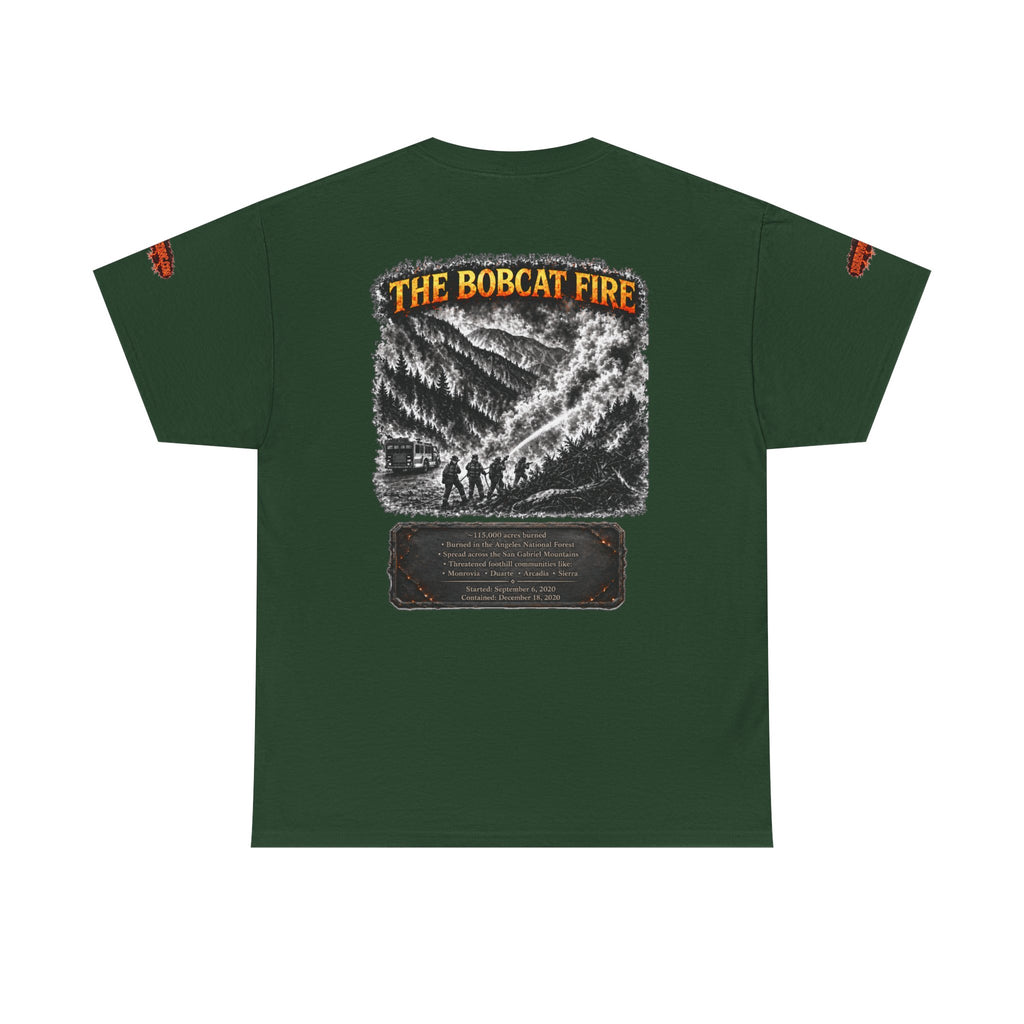 I Survived 2020 — WILDFIRES S2:E2: Special Edition "The Bobcat Fire" Memorial Unisex Heavy Cotton Tee