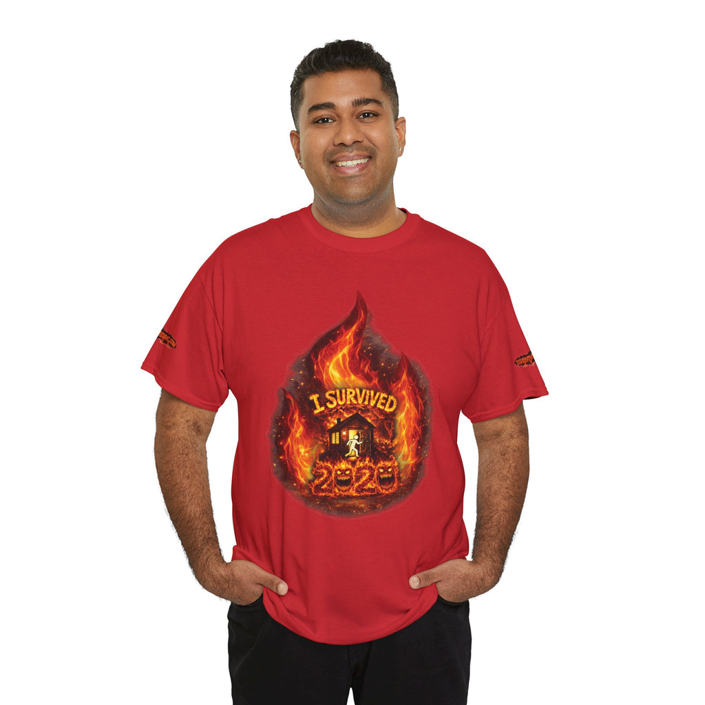 I Survived 2020 — Director's Cut S2:E3 "The California Wildfires" | Wildfire Edition Memorial Unisex Heavy Cotton Tee (SPECIAL EDITION)