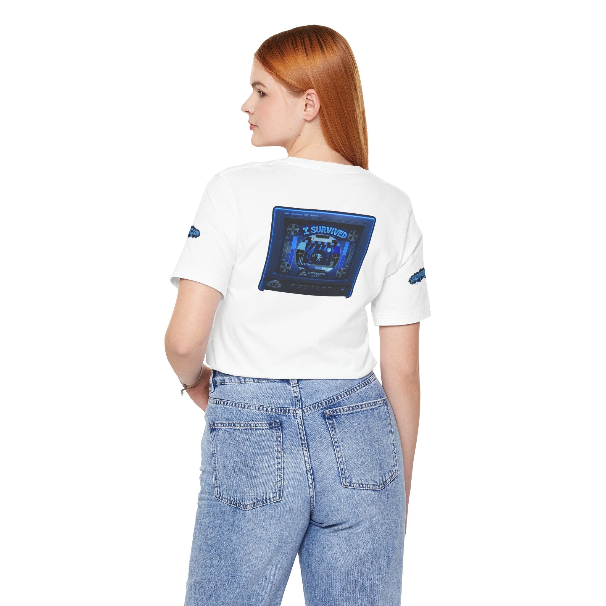 I Survived 2020 — "Please Stand By" Test Pattern Tee Lockdown Special Edition Summer Exclusive Unisex Jersey Short Sleeve Tee