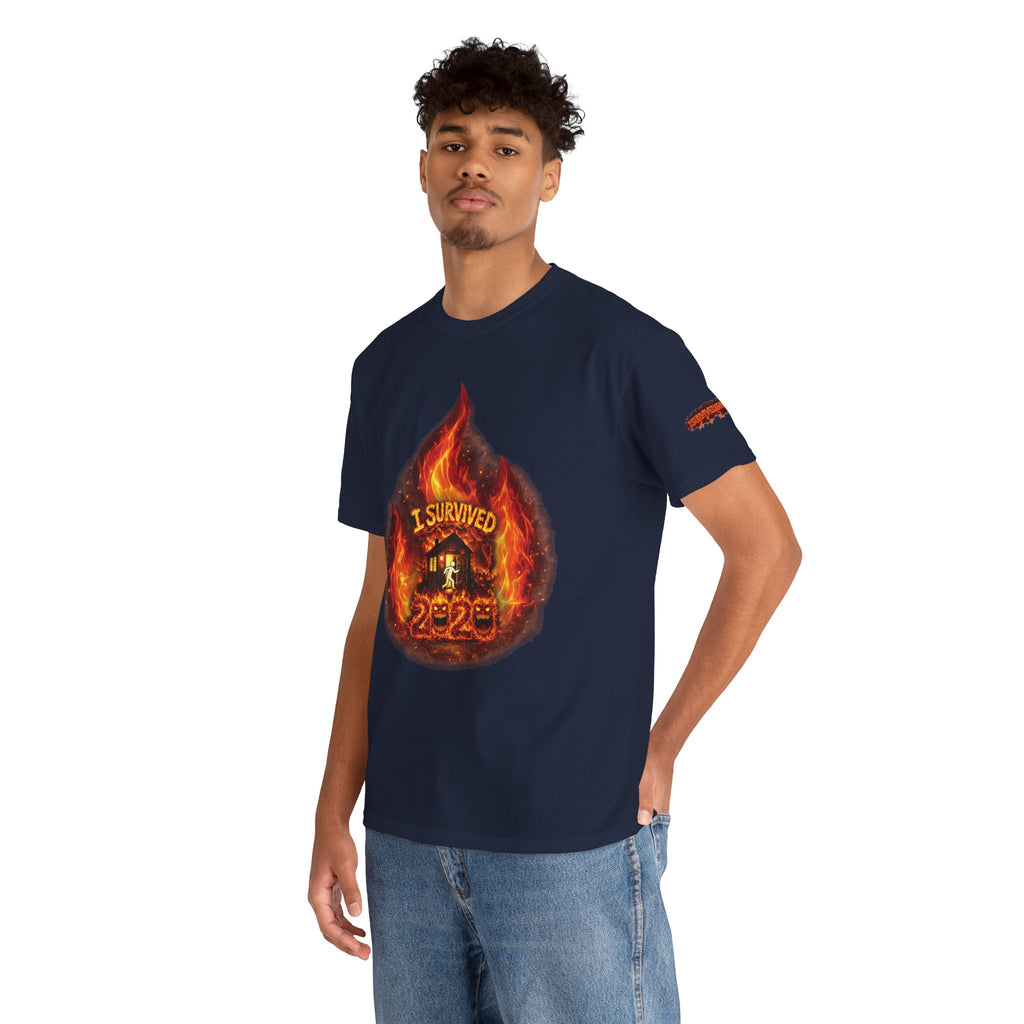 I Survived 2020 — Director's Cut S2:E3 "The California Wildfires" | Wildfire Edition Memorial Unisex Heavy Cotton Tee (SPECIAL EDITION)