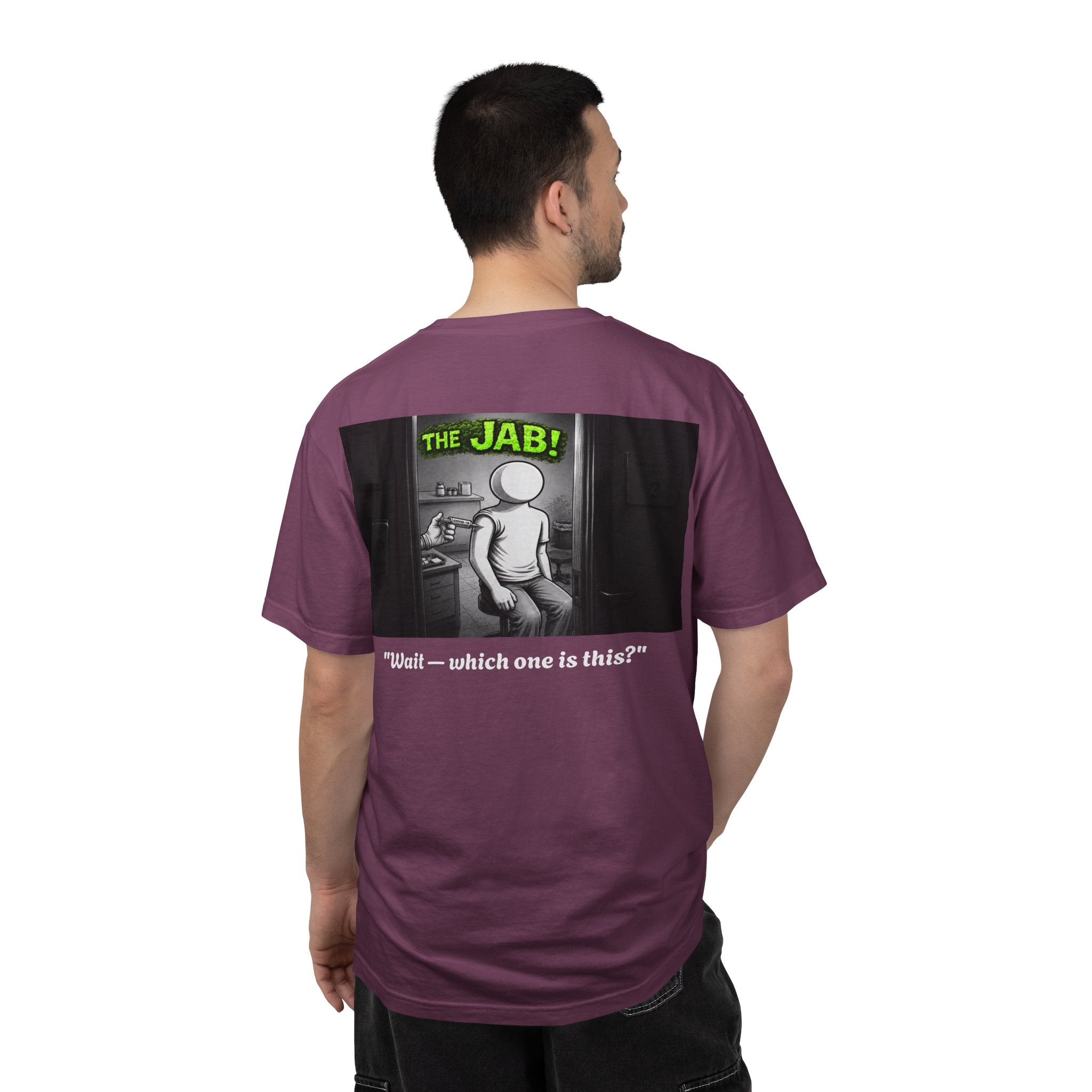 I Survived 2020 — Director's Cut S1:E3 "The Jab!" | Pandemic Edition Unisex Garment-Dyed T-shirt