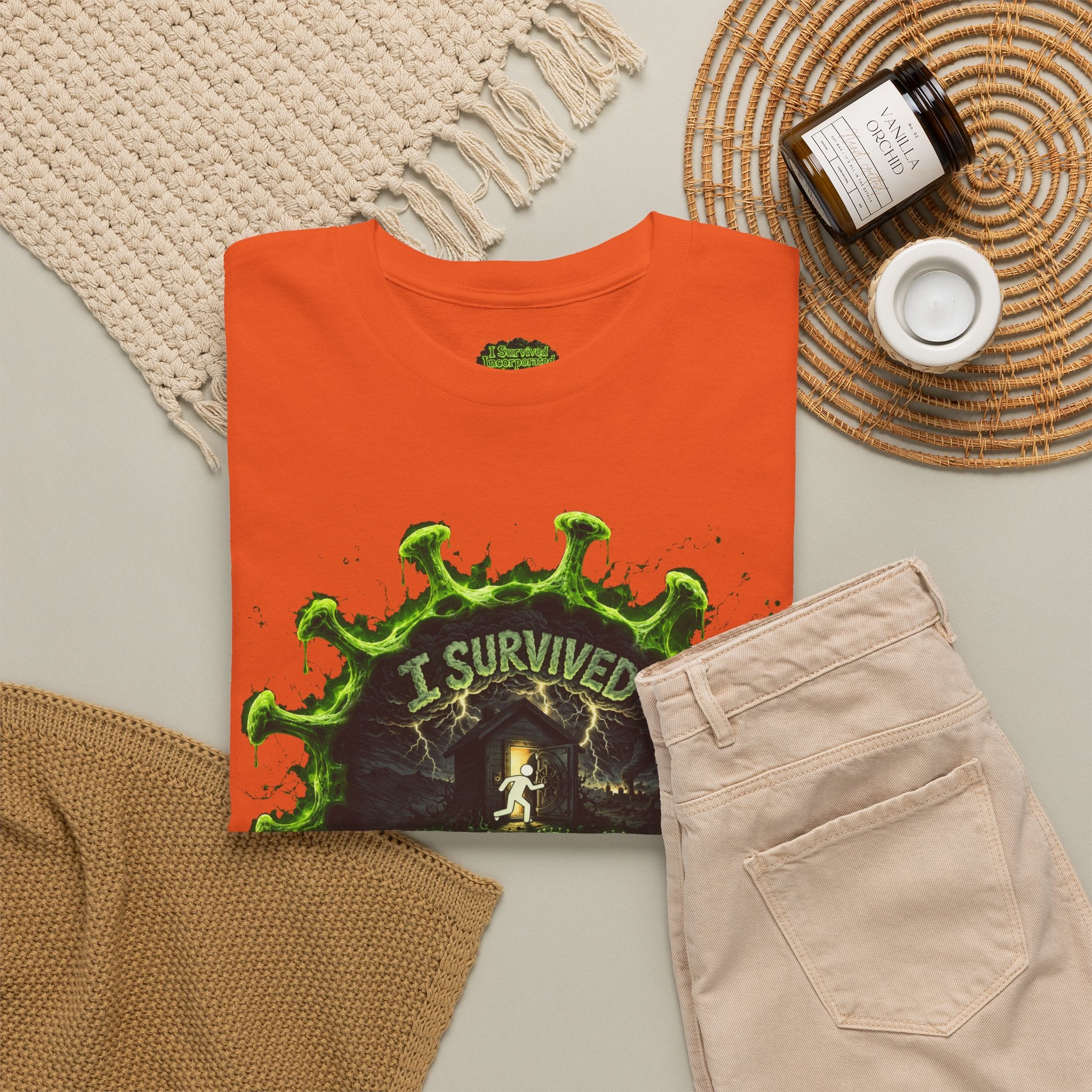I Survived 2020 — Director's Cut S1:E5 "Delivery Doomsday" | Pandemic Edition Unisex Heavy Cotton Tee