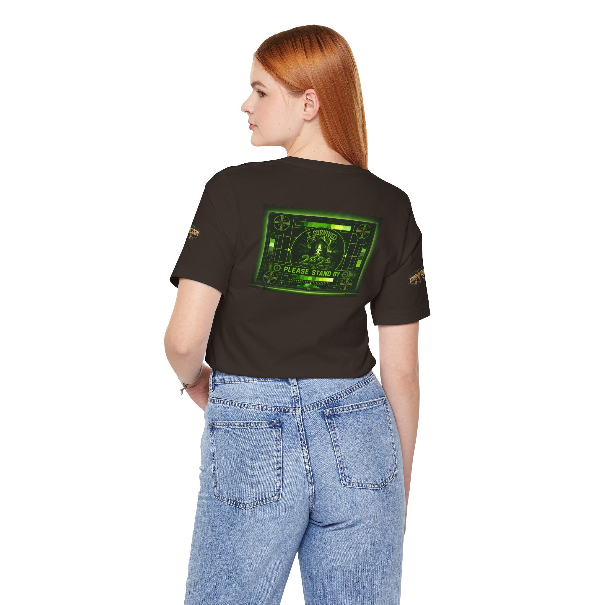I Survived 2020 — "Please Stand By" Test Pattern Toxic Signal Tee Special Edition Summer Premiere Unisex Jersey Short Sleeve Tee