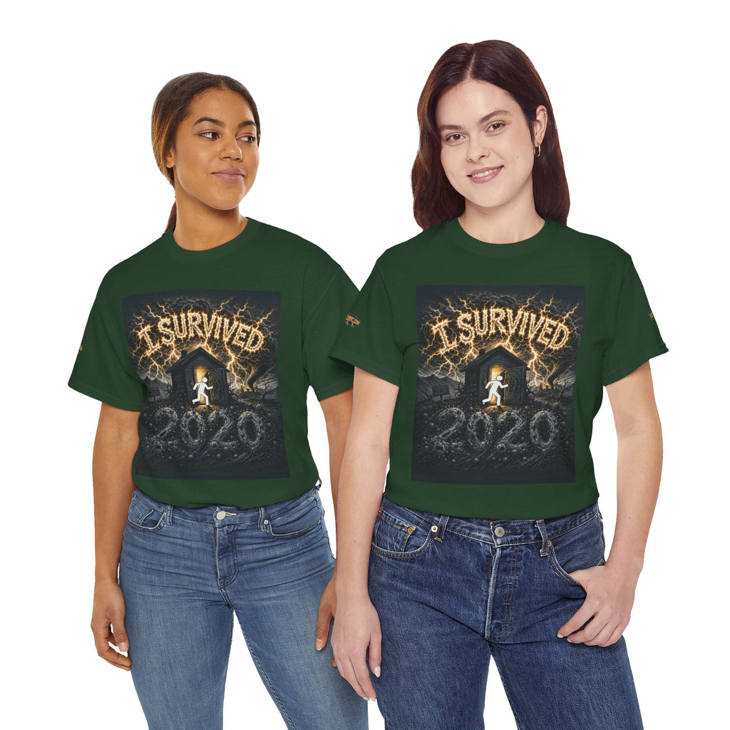 I Survived 2020 — Original PILOT Design: Special Edition Unisex Heavy Cotton Tee