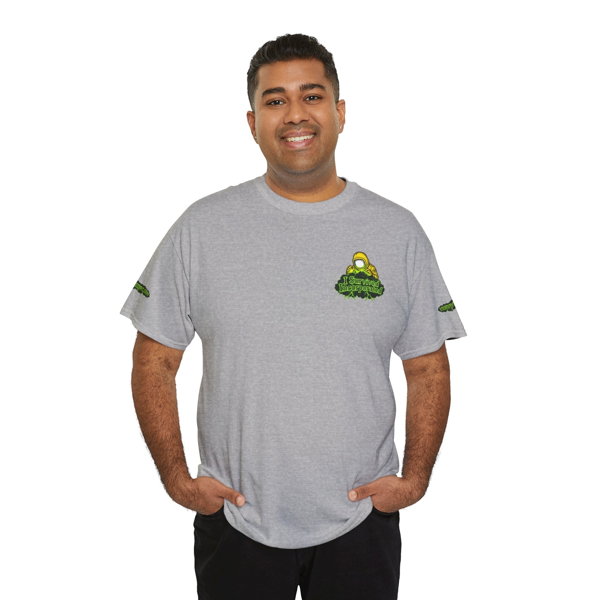 I Survived 2020 — "Please Stand By" Test Pattern Toxic Signal Tee Special Edition Summer Premiere Unisex Heavy Cotton Tee
