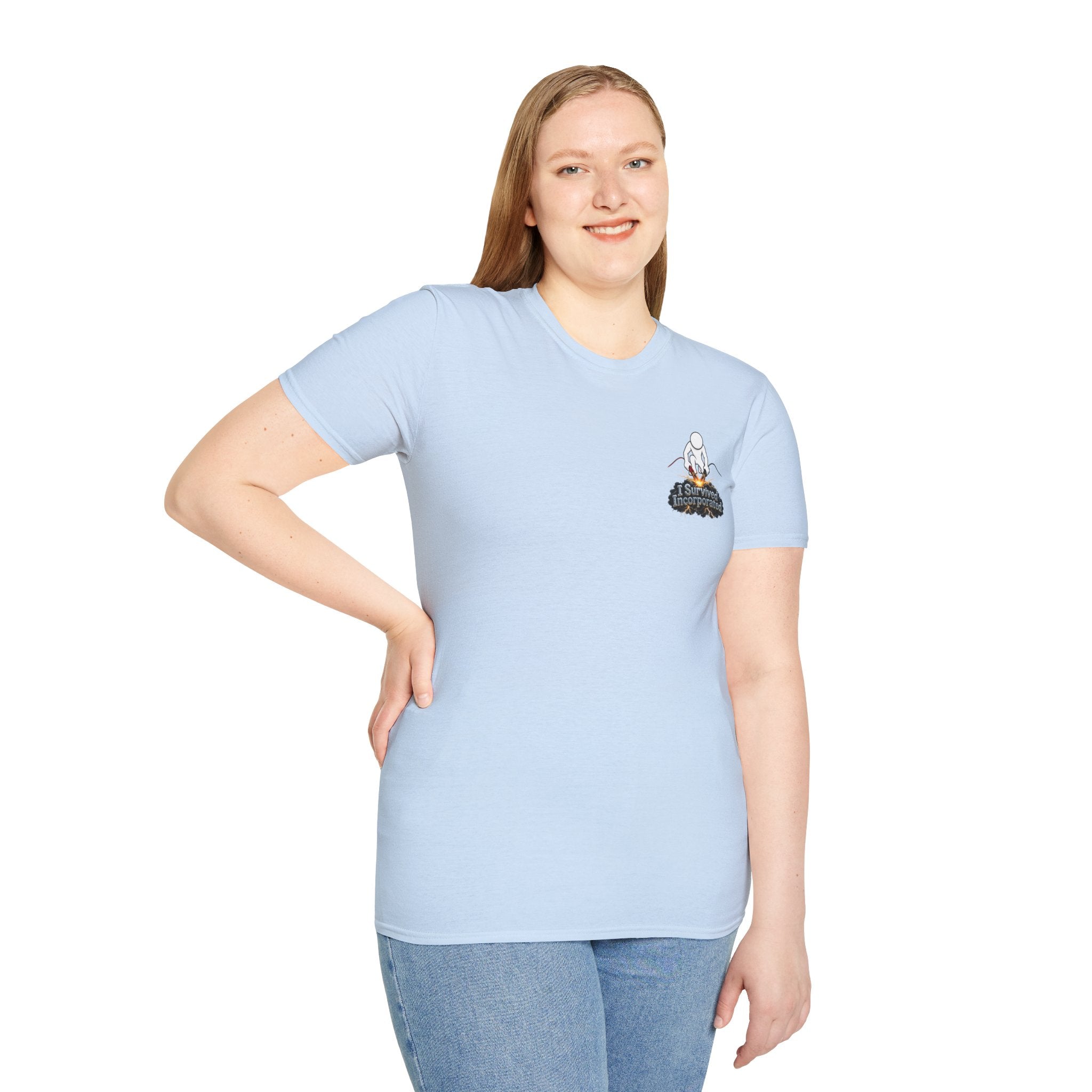 I Survived 2020 — "Please Stand By" Test Pattern Tee Summer Premier Unisex Softstyle T-Shirt