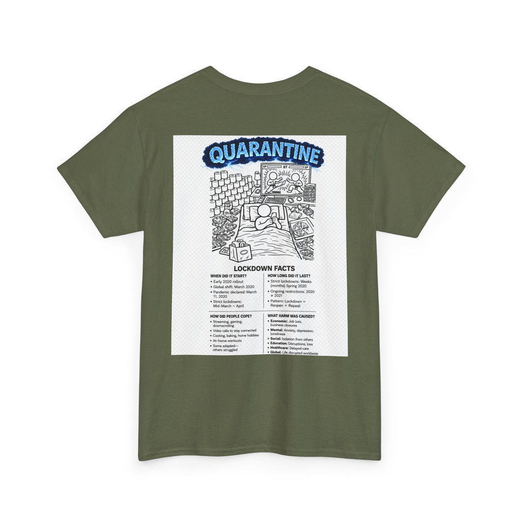 I Survived 2020 — S3:E1 "Quarantine" | Lockdown Edition Documentary Unisex Heavy Cotton Tee