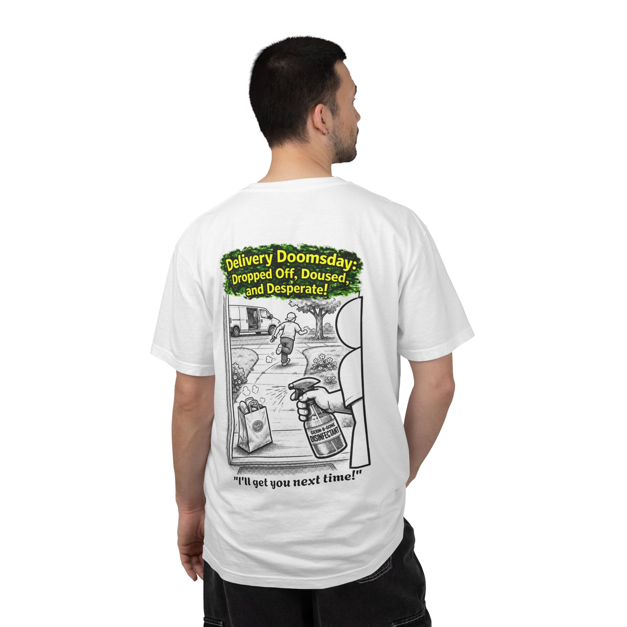 I Survived 2020 — PANDEMIC S1:E5: "Delivery Doomsday" Unisex Garment-Dyed T-shirt