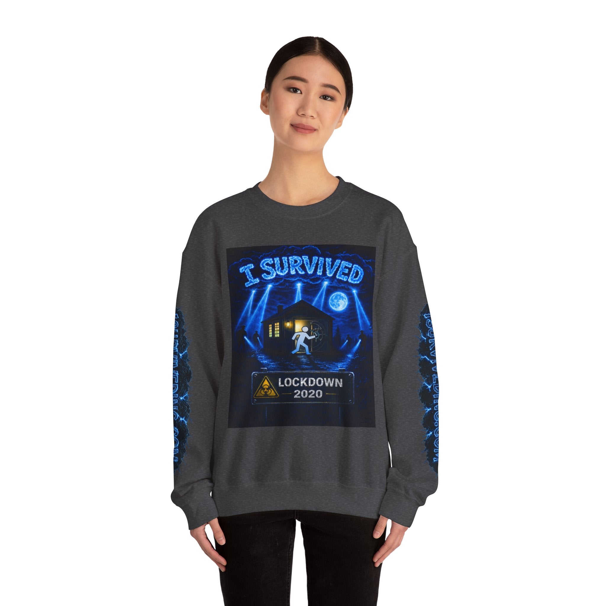 I Survived 2020 — S3:E1 "Quarantine" | Lockdown Edition Documentary Unisex Heavy Blend™ Crewneck Sweatshirt