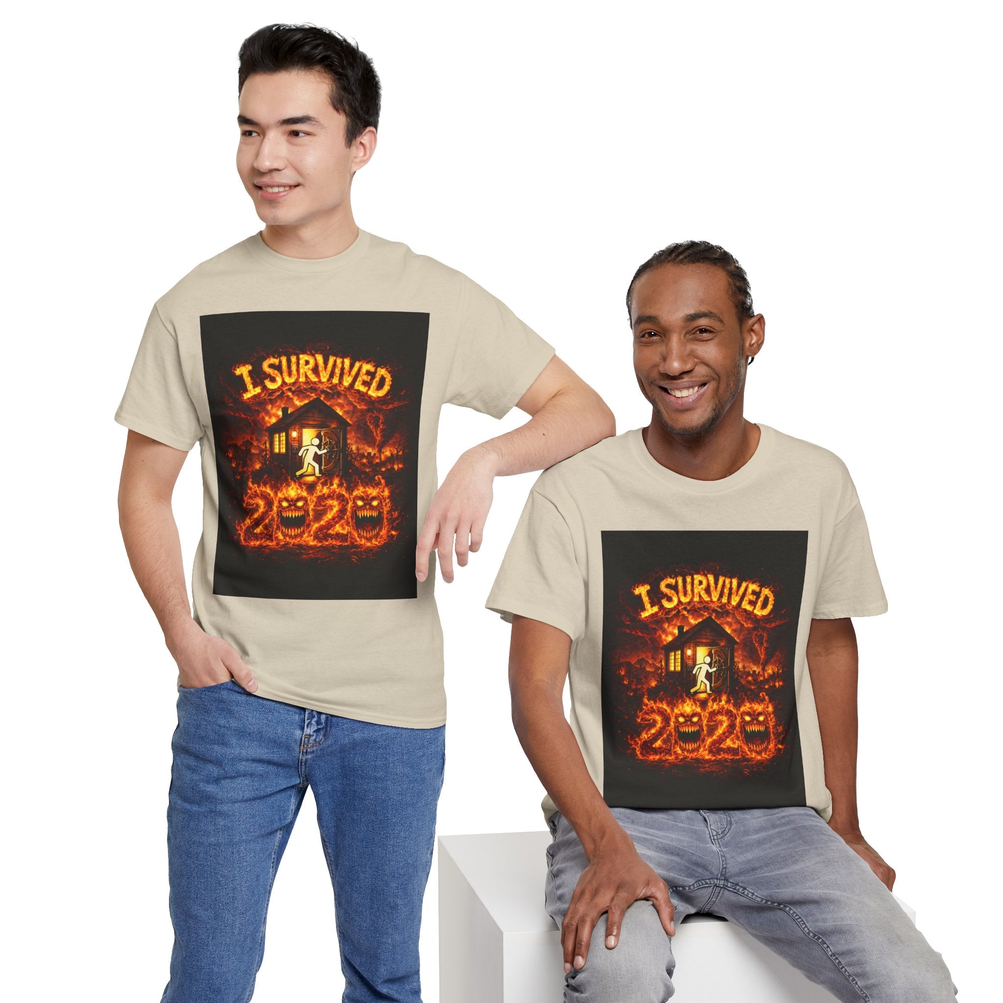 I Survived 2020 — WILDFIRES S2:E2: "The Bobcat Fire" Memorial Unisex Heavy Cotton Tee
