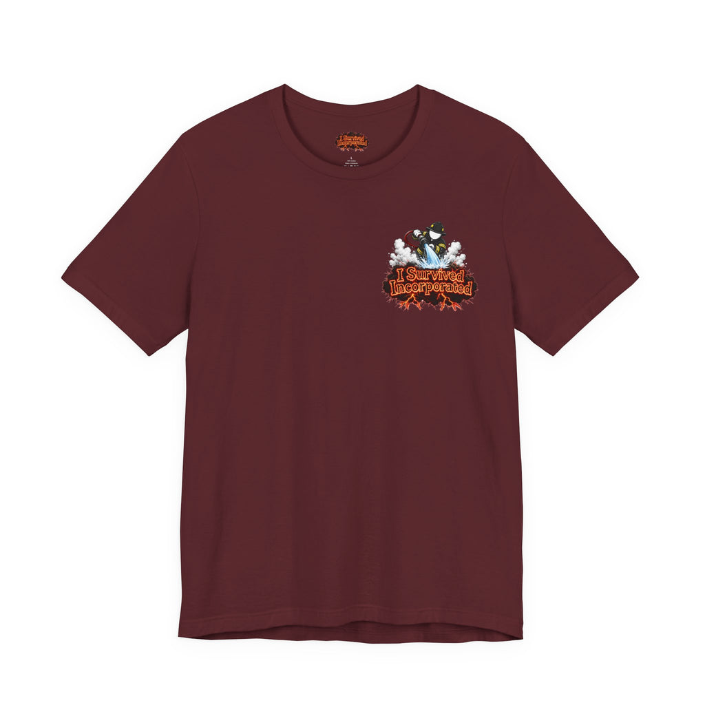 I Survived 2020 — "Please Stand By" Test Pattern Tee Wildfire Signal Edition Summer Premiere Unisex Jersey Short Sleeve Tee