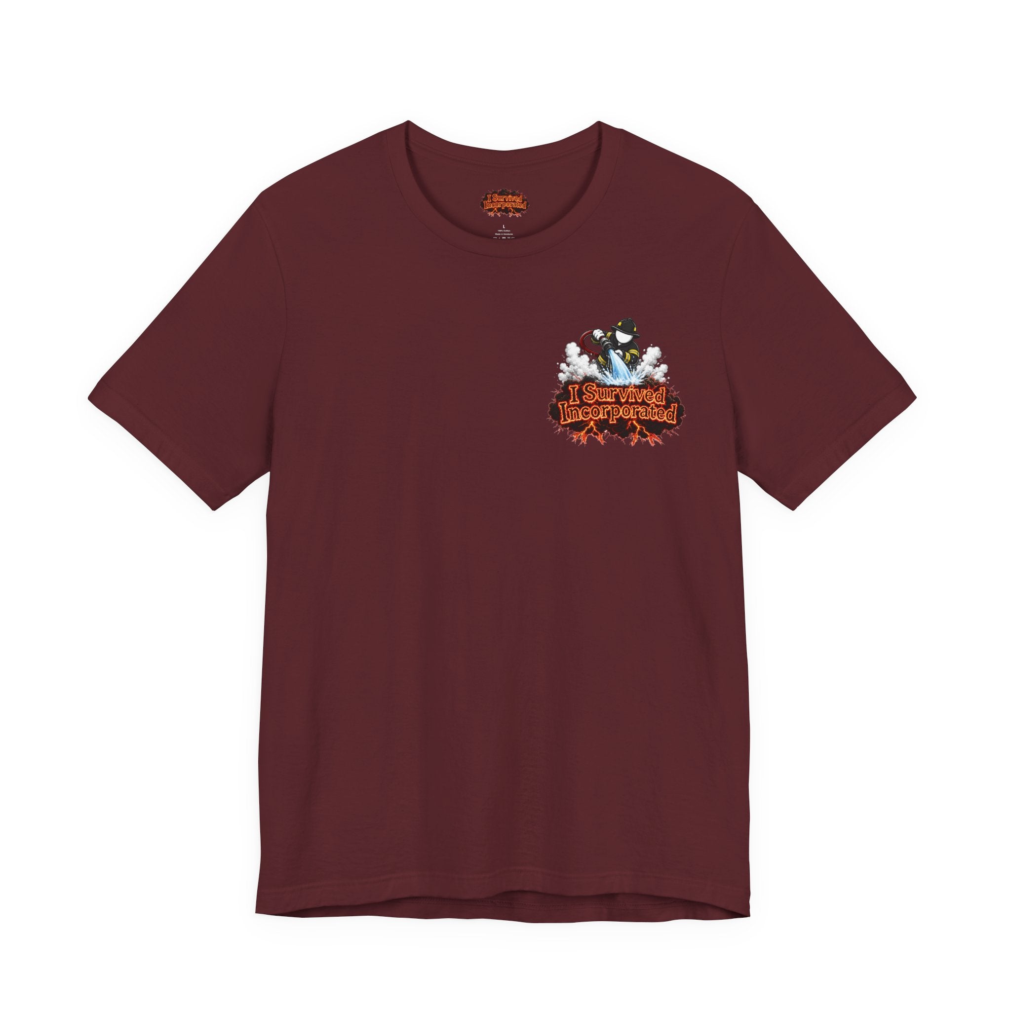 I Survived 2020 — "Please Stand By" Test Pattern Tee Wildfire Signal Edition Summer Premiere Unisex Jersey Short Sleeve Tee