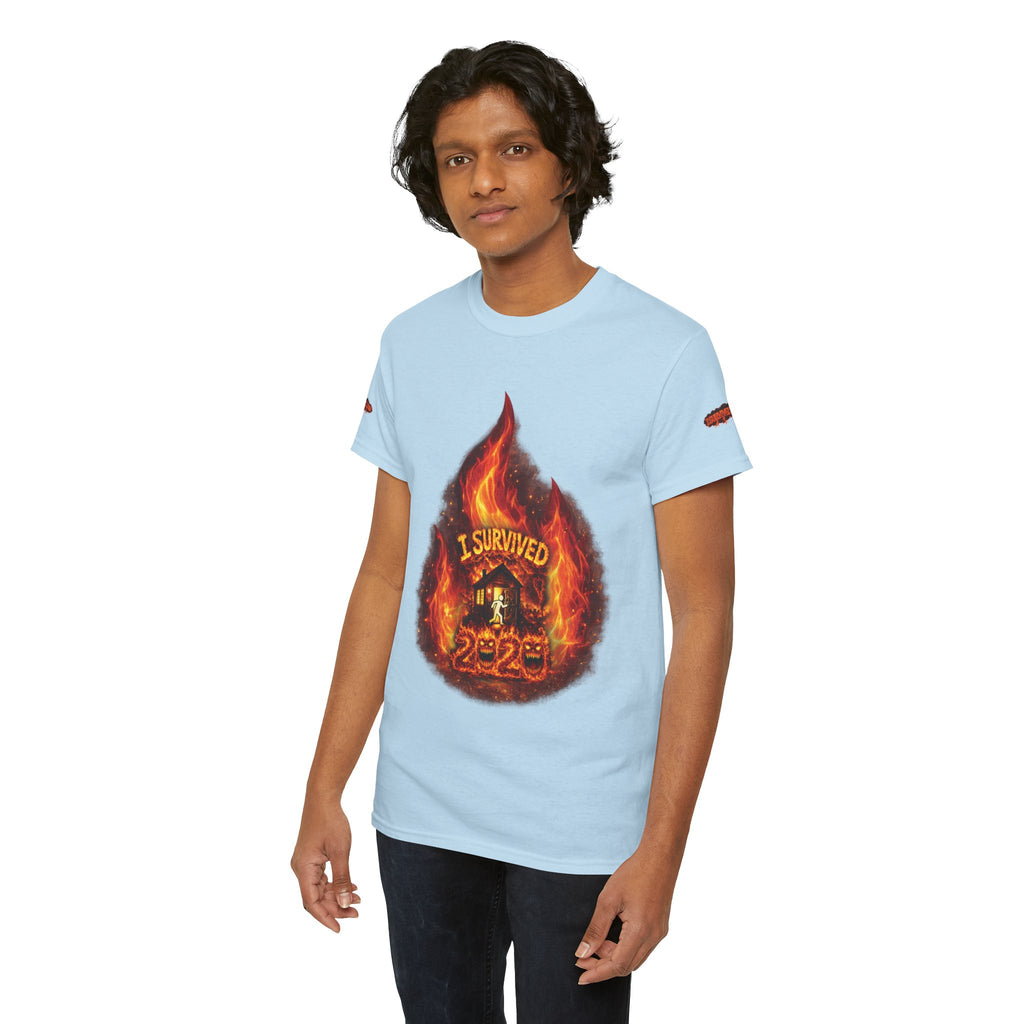 I Survived 2020 — Director's Cut S2:E1 "Berry Creek" | Wildfire Edition Memorial Unisex Heavy Cotton Tee (SPECIAL EDITION)
