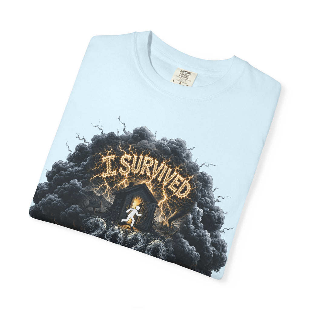 I Survived 2020 — Original Design Teaser Tee | Season 1 Premiere Drop Unisex Garment-Dyed T-shirt