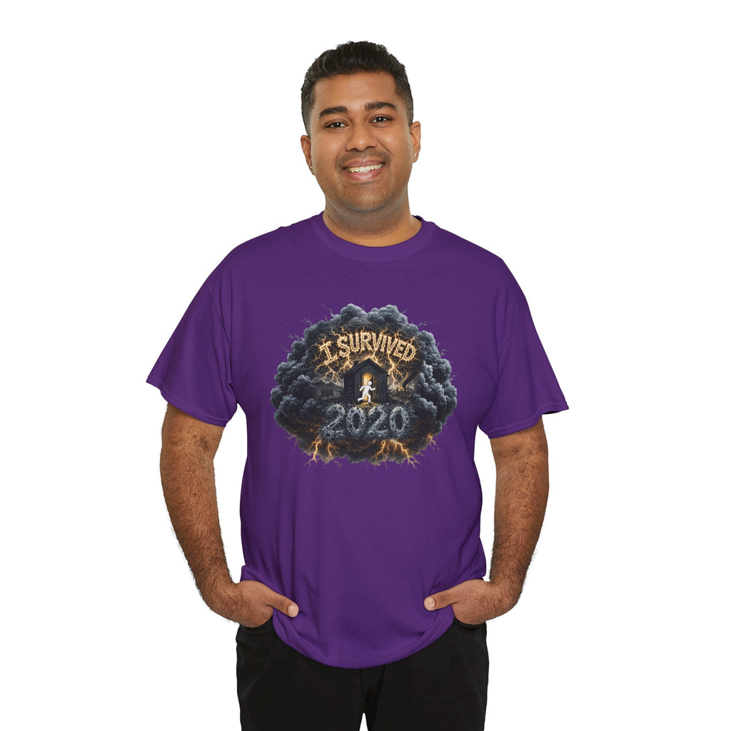 I Survived 2020 —  Deriector's Cut Original Design Teaser Tee | Season 1 Premiere Drop Unisex Heavy Cotton Tee