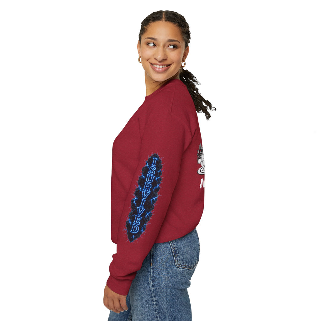 I Survived 2020 — LOCKDOWN S3:E4: Director's Cut "Working From Home" Unisex Heavy Blend™ Crewneck Sweatshirt