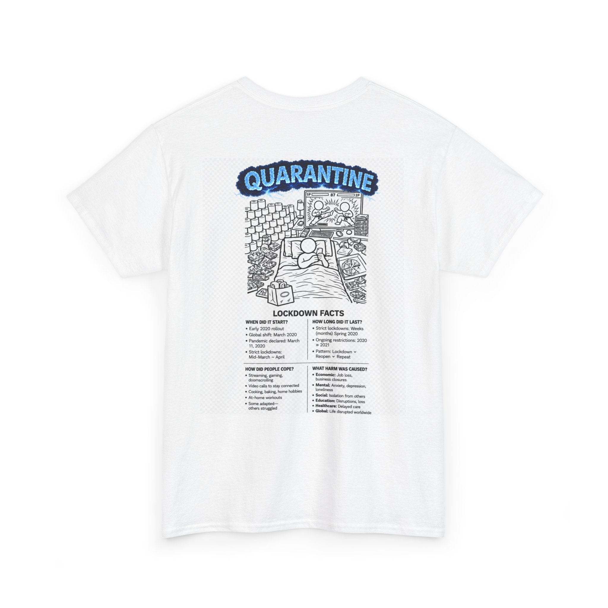 J'ai survécu à 2020 — S3:E1 « Quarantaine » | T-shirt documentaire édition confinement