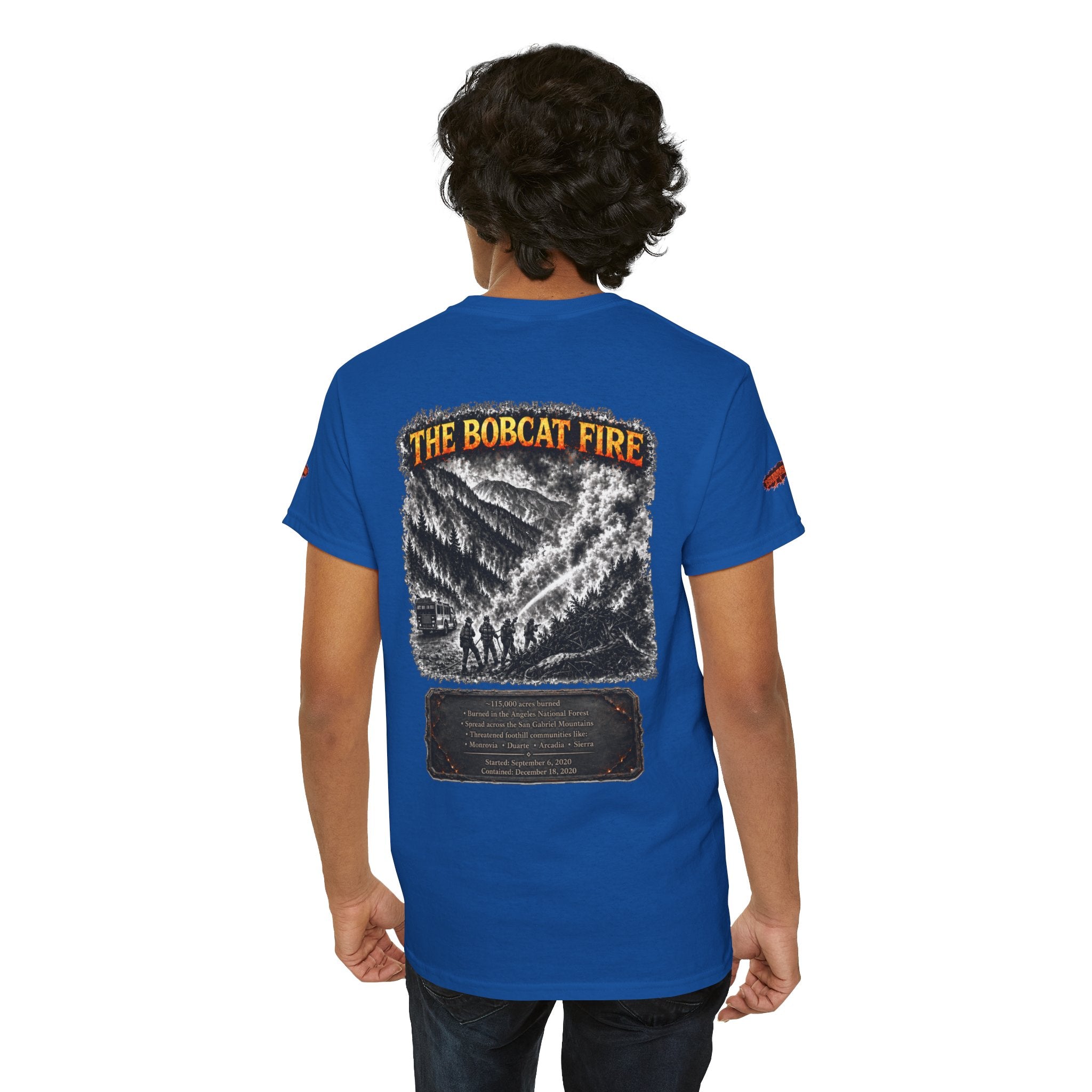 I Survived 2020 — WILDFIRES S2:E2: Special Edition "The Bobcat Fire" Memorial Unisex Heavy Cotton Tee