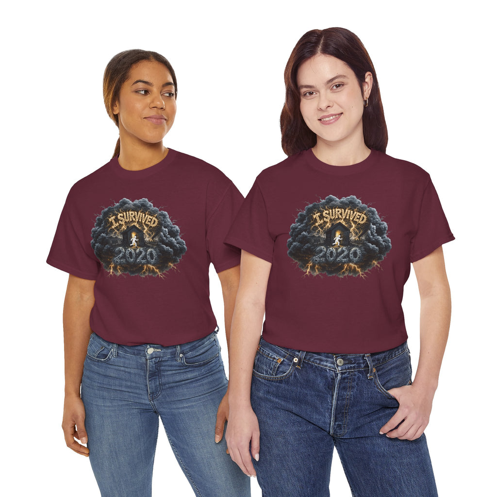 I Survived 2020 — Director's Cut Original Design Teaser Tee | Season 1 Premiere Drop Unisex Heavy Cotton Tee