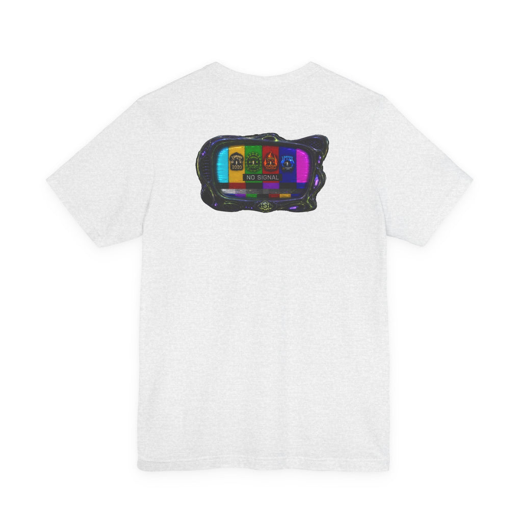 I Survived 2020 — "No Signal" Test Pattern Tee Alien Broadcast Finale Summer Premiere Unisex Jersey Short Sleeve Tee