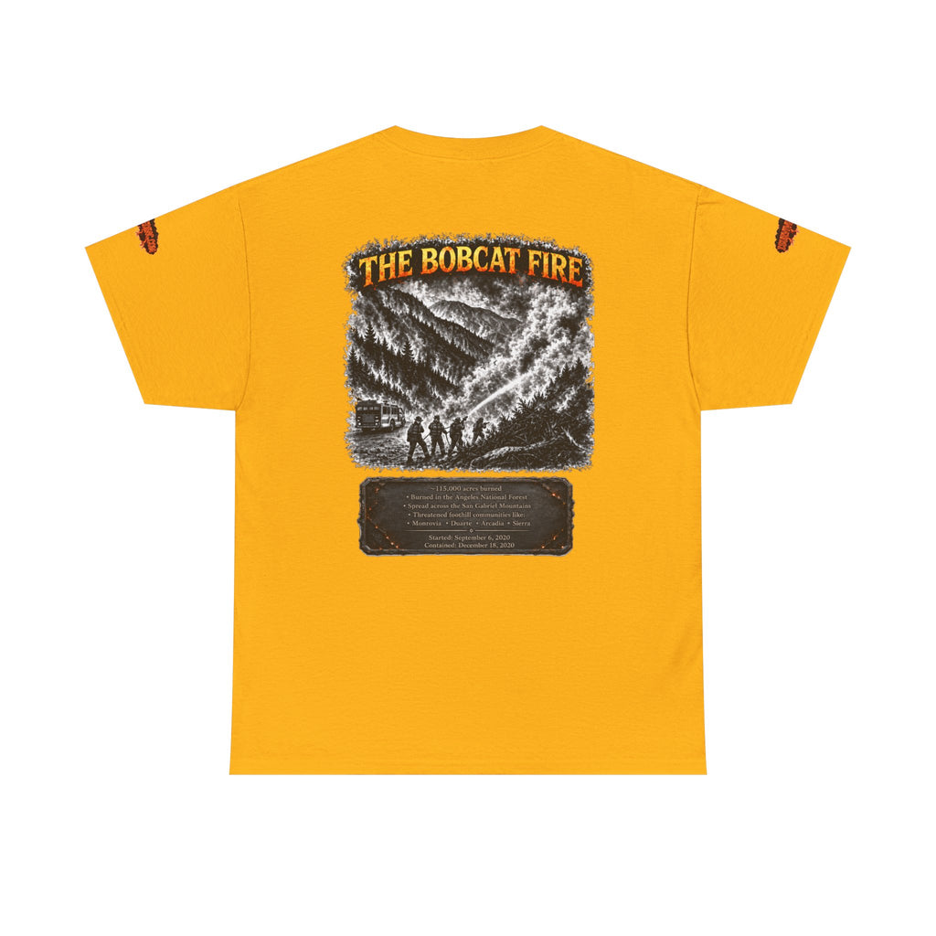 I Survived 2020 — Director's Cut S2:E2 "The Bobcat Fire" | Wildfire Edition Memorial Unisex Heavy Cotton Tee (SPECIAL EDITION)