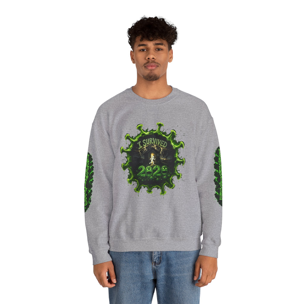 I Survived 2020 — Director's Cut S1:E5 "Delivery Doomsday" | Pandemic Edition Unisex Heavy Blend™ Crewneck Sweatshirt