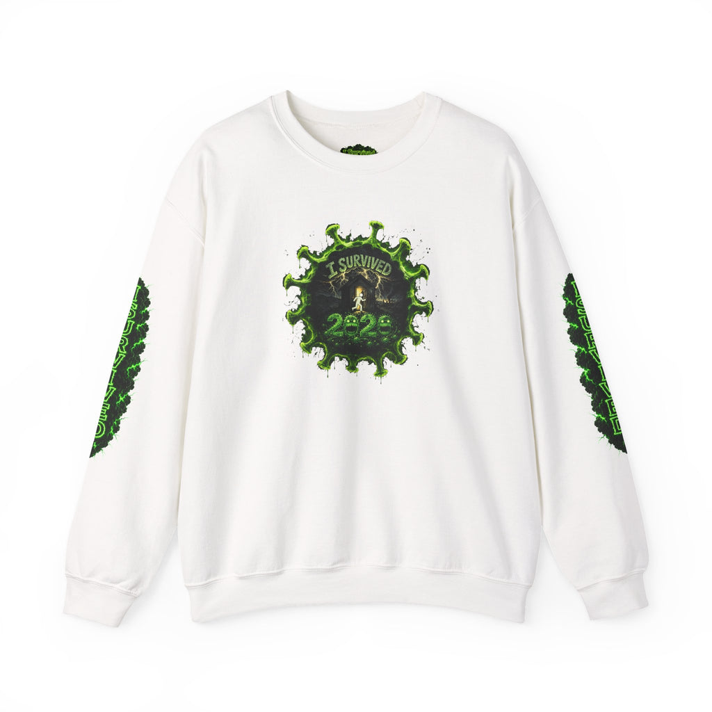 I Survived 2020 — PANDEMIC S1:E4: Director's Cut "Mask Madness" Unisex Heavy Blend™ Crewneck Sweatshirt