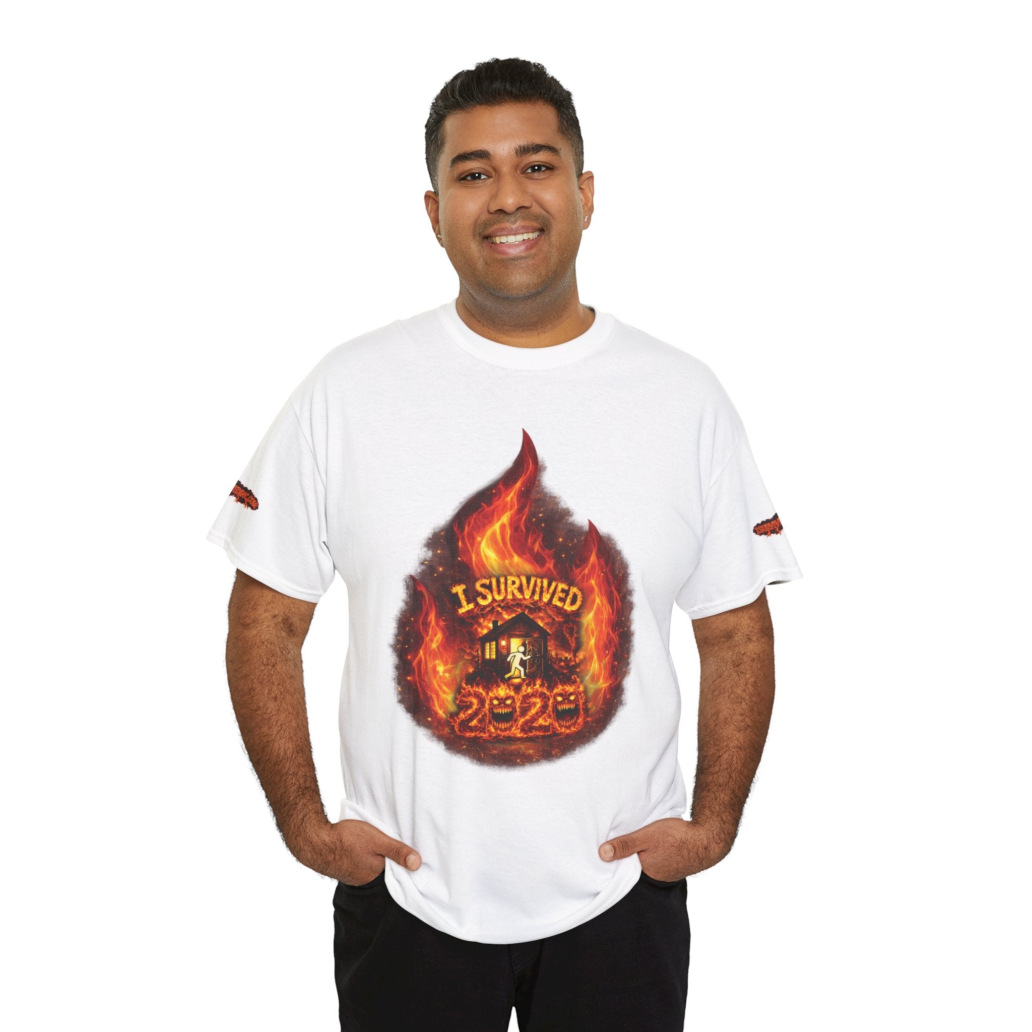 I Survived 2020 — Director's Cut S2:E1 "Berry Creek" | Wildfire Edition Memorial Unisex Heavy Cotton Tee (SPECIAL EDITION)