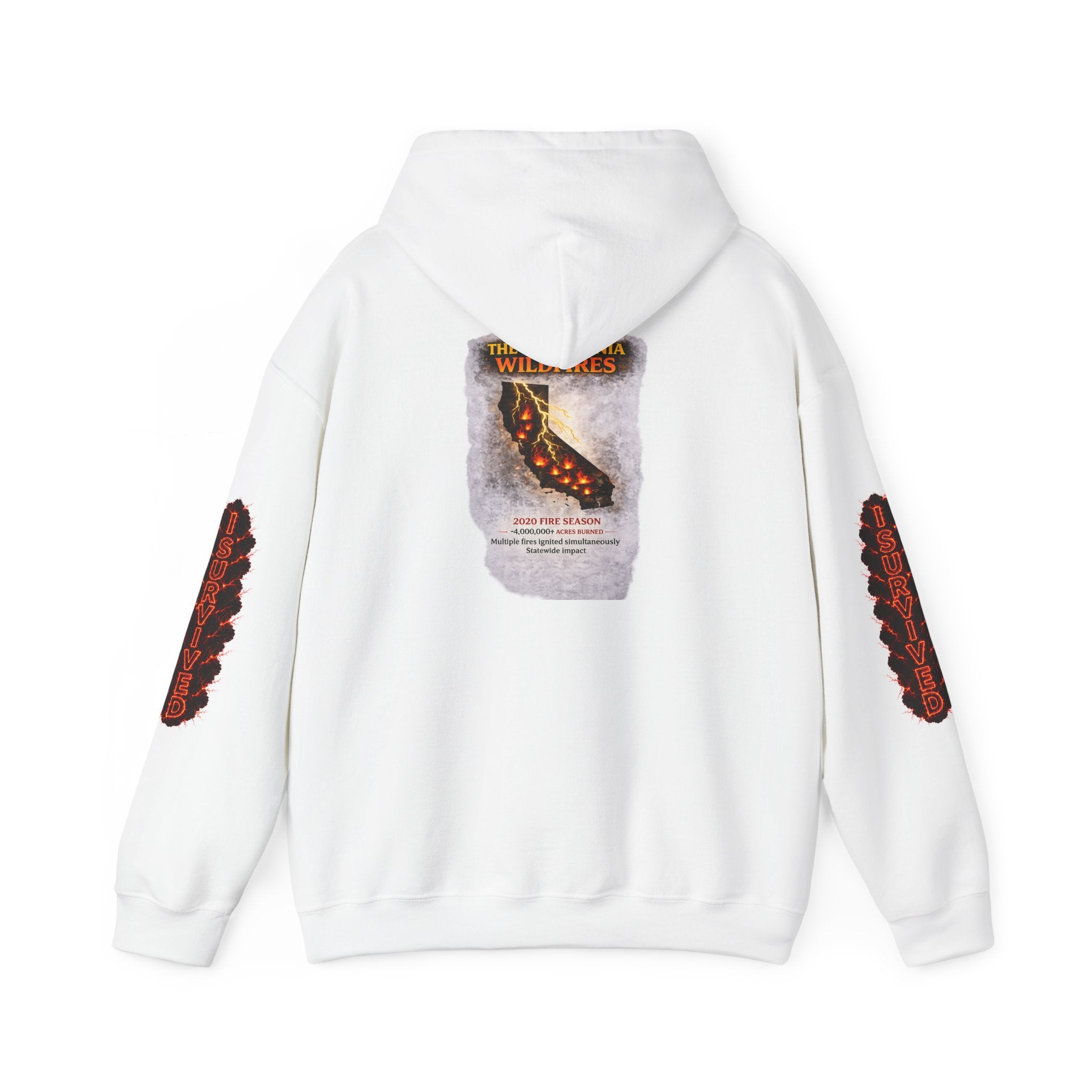 I Survived 2020 — Director's Cut S2:E3 "The California Wildfires" | Wildfire Edition Memorial Hoodie Sweatshirt