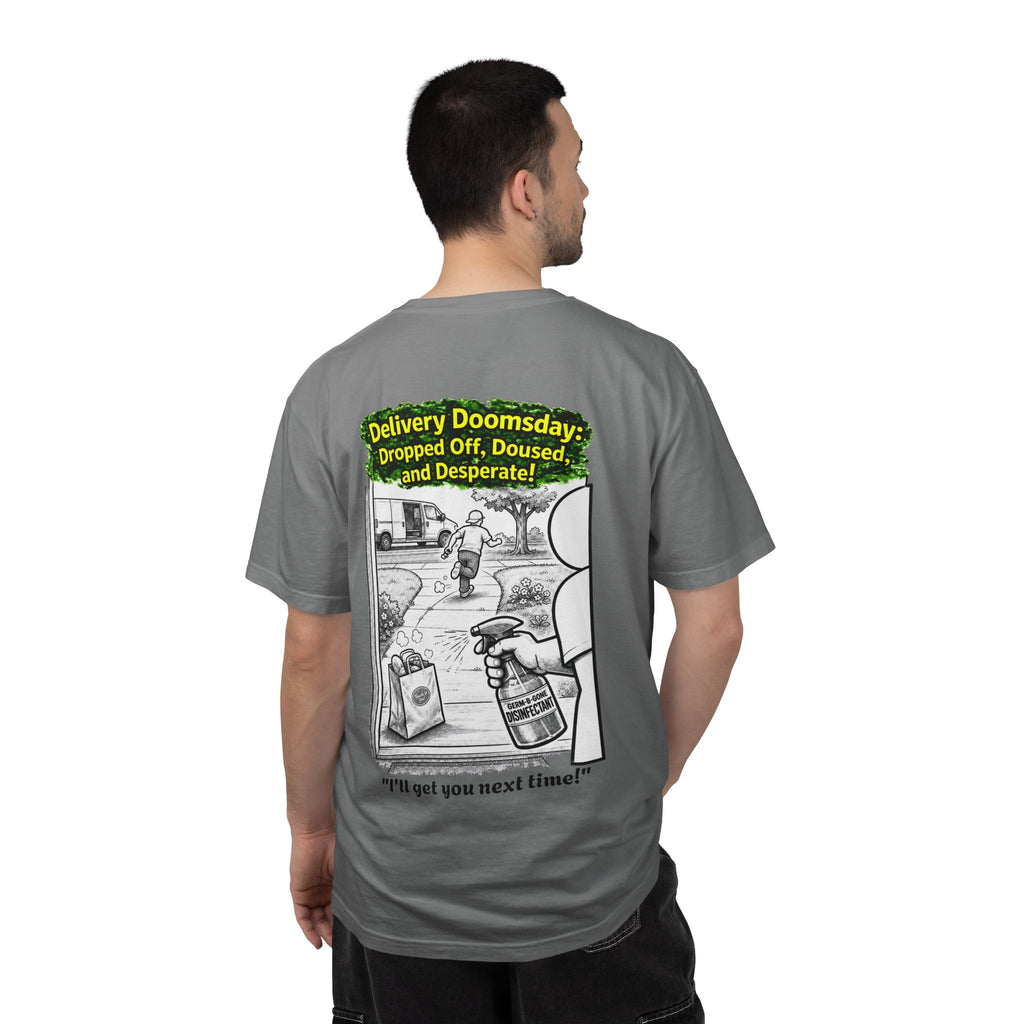 Sobreviví al 2020 — T1:E5 "Apocalipsis de Entregas" | Camiseta unisex teñida de edición Pandemia