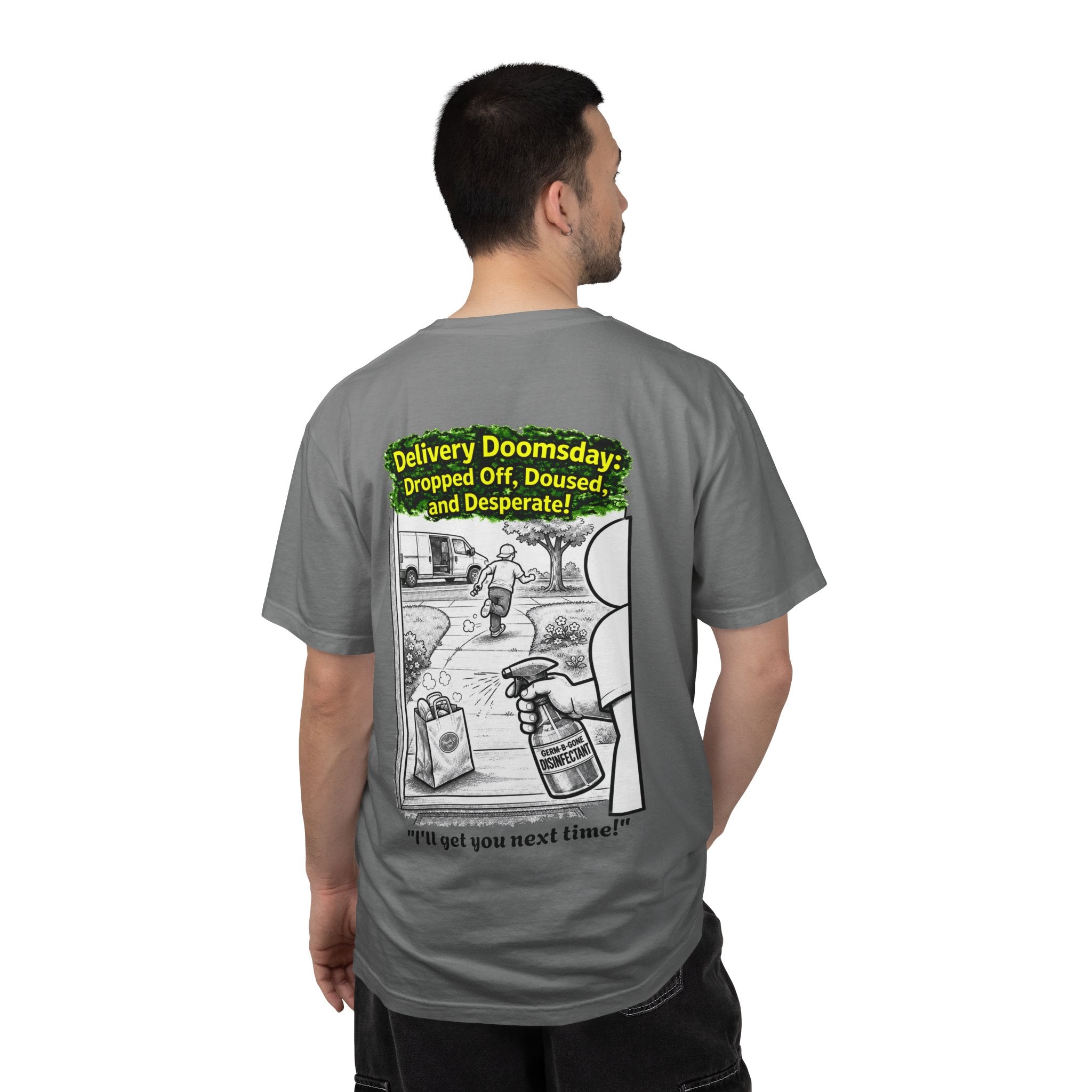Sobreviví al 2020 — T1:E5 "Apocalipsis de Entregas" | Camiseta unisex teñida de edición Pandemia