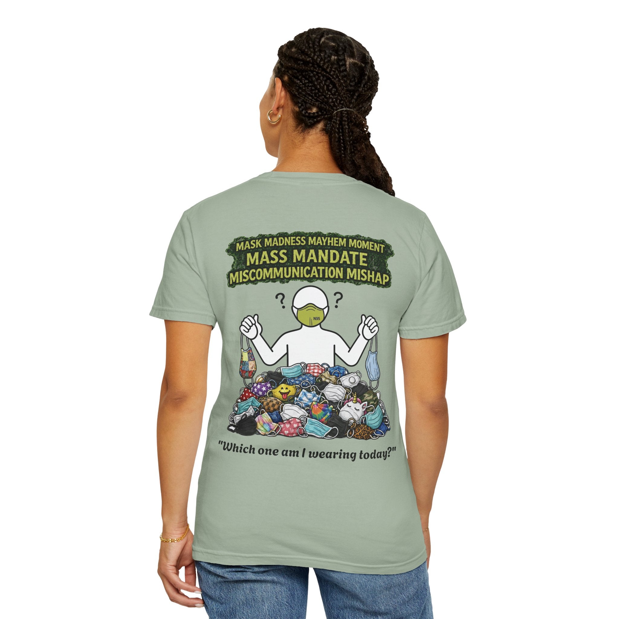 I Survived 2020 — Director's Cut S1:E4 "Mask Madness Mayhem Moment" | Pandemic Edition Unisex Garment-Dyed T-shirt