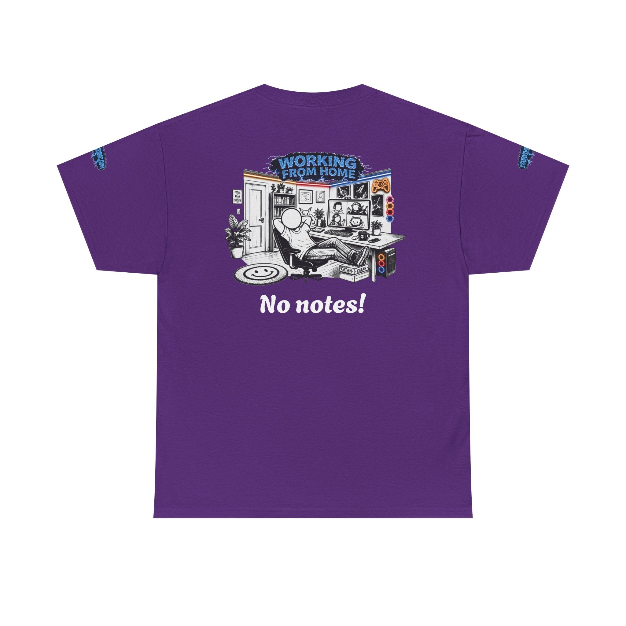 I Survived 2020 — LOCKDOWN S3:E4: Special Edition "Working From Home" Unisex Heavy Cotton Tee