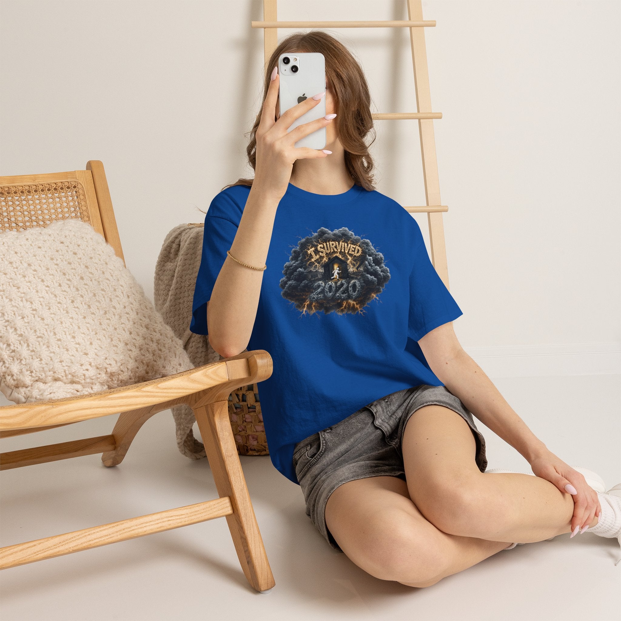 I Survived 2020 —  Deriector's Cut Original Design Teaser Tee | Season 1 Premiere Drop Unisex Heavy Cotton Tee