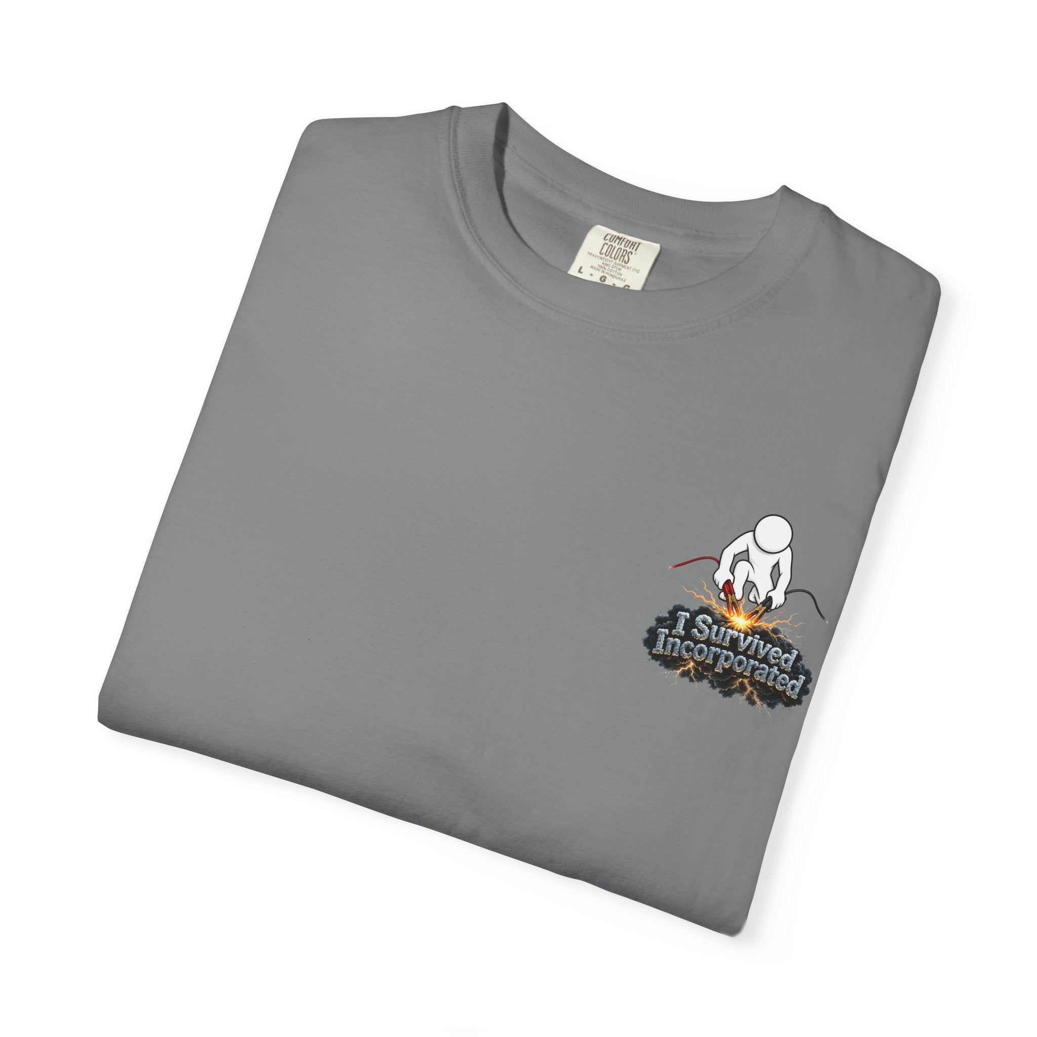 I Survived 2020 — "Please Stand By" Test Pattern Tee Summer Premier Unisex Garment-Dyed T-shirt