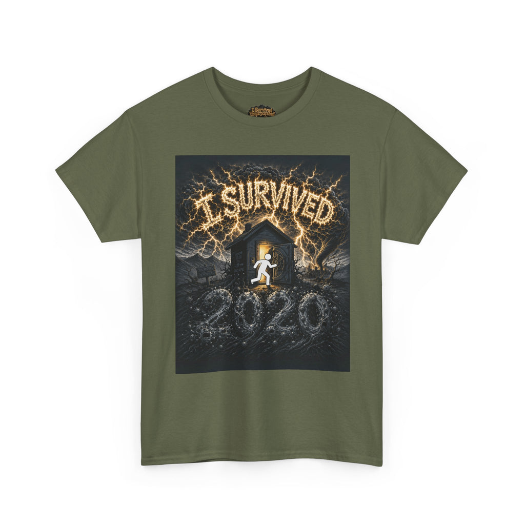 I Survived 2020 — Original Design Teaser Tee | Season 1 Premiere Drop Unisex Heavy Cotton Tee