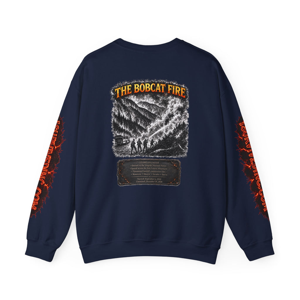 I Survived 2020 — WILDFIRES S2:E2: "The Bobcat Fire" Memorial Unisex Heavy Blend™ Crewneck Sweatshirt
