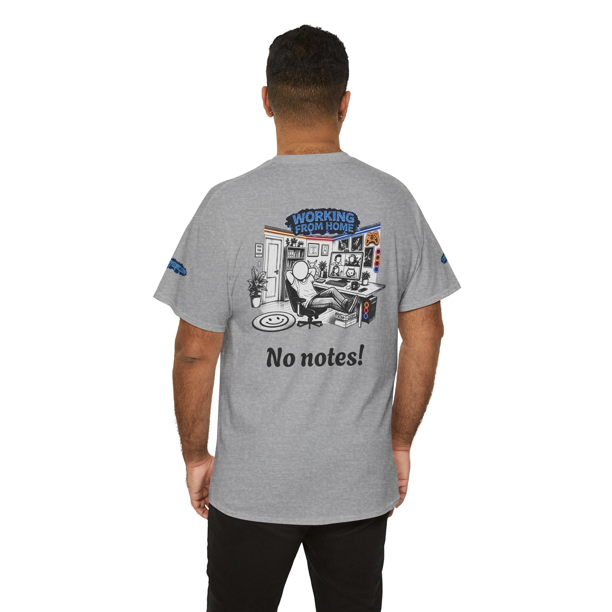 I Survived 2020 — LOCKDOWN S3:E3: Director's Cut Special Edition "Working From Home" Unisex Heavy Cotton Tee