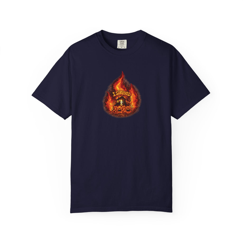 I Survived 2020 — WILDFIRES S2:E2: Director's Cut "The Bobcat Fire" Memorial Unisex Garment-Dyed T-shirt
