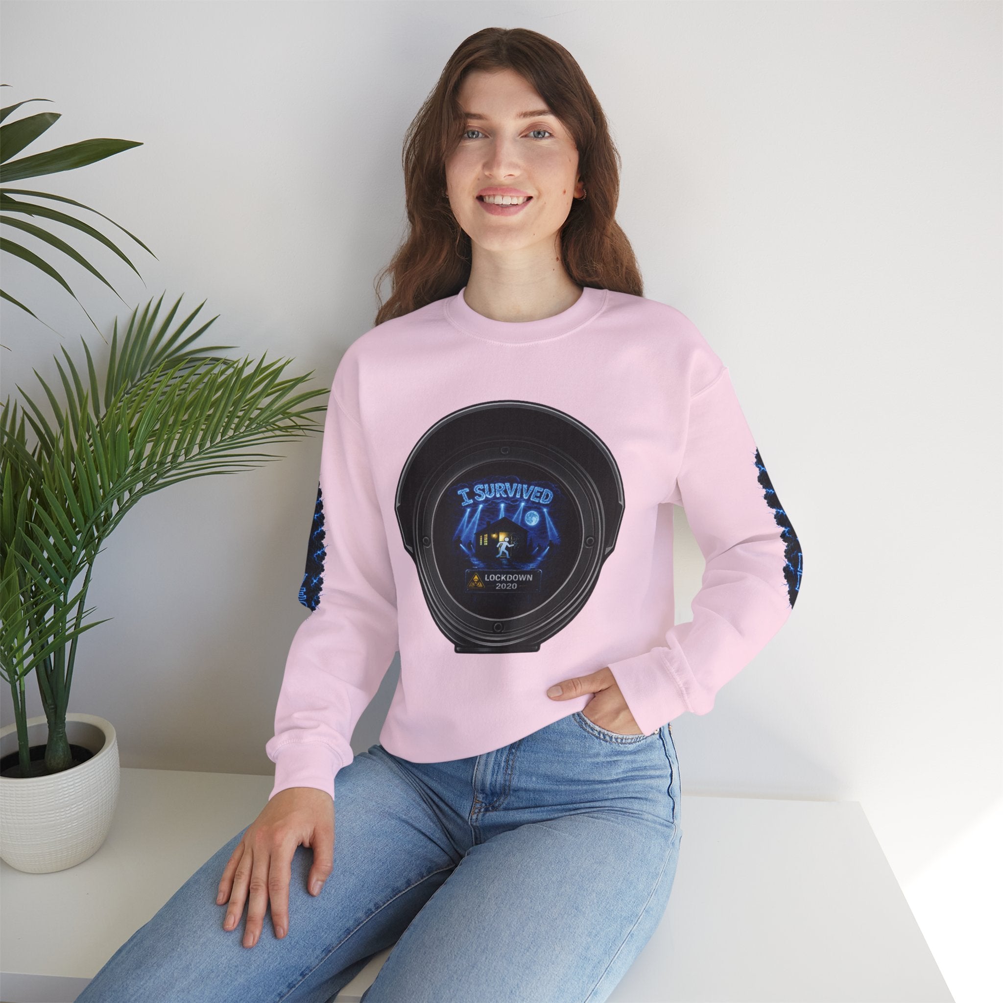 I Survived 2020 — Director's Cut S3:E1 "Quarantine" | Lockdown Edition Documentary Unisex Heavy Blend™ Crewneck Sweatshirt