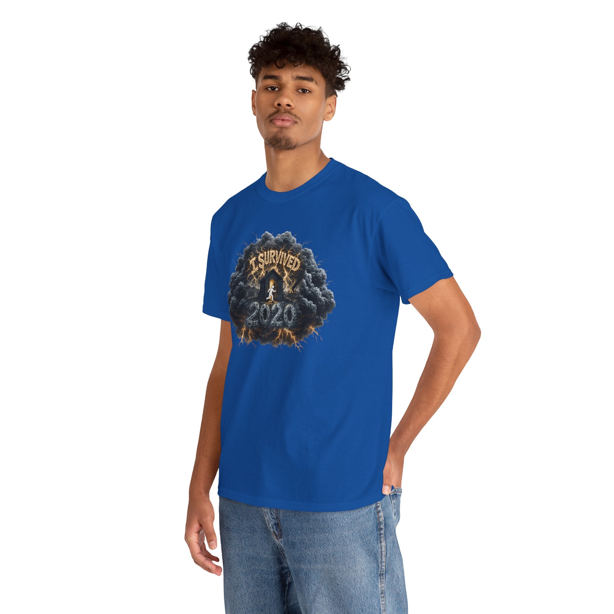 I Survived 2020 —  Deriector's Cut Original Design Teaser Tee | Season 1 Premiere Drop Unisex Heavy Cotton Tee