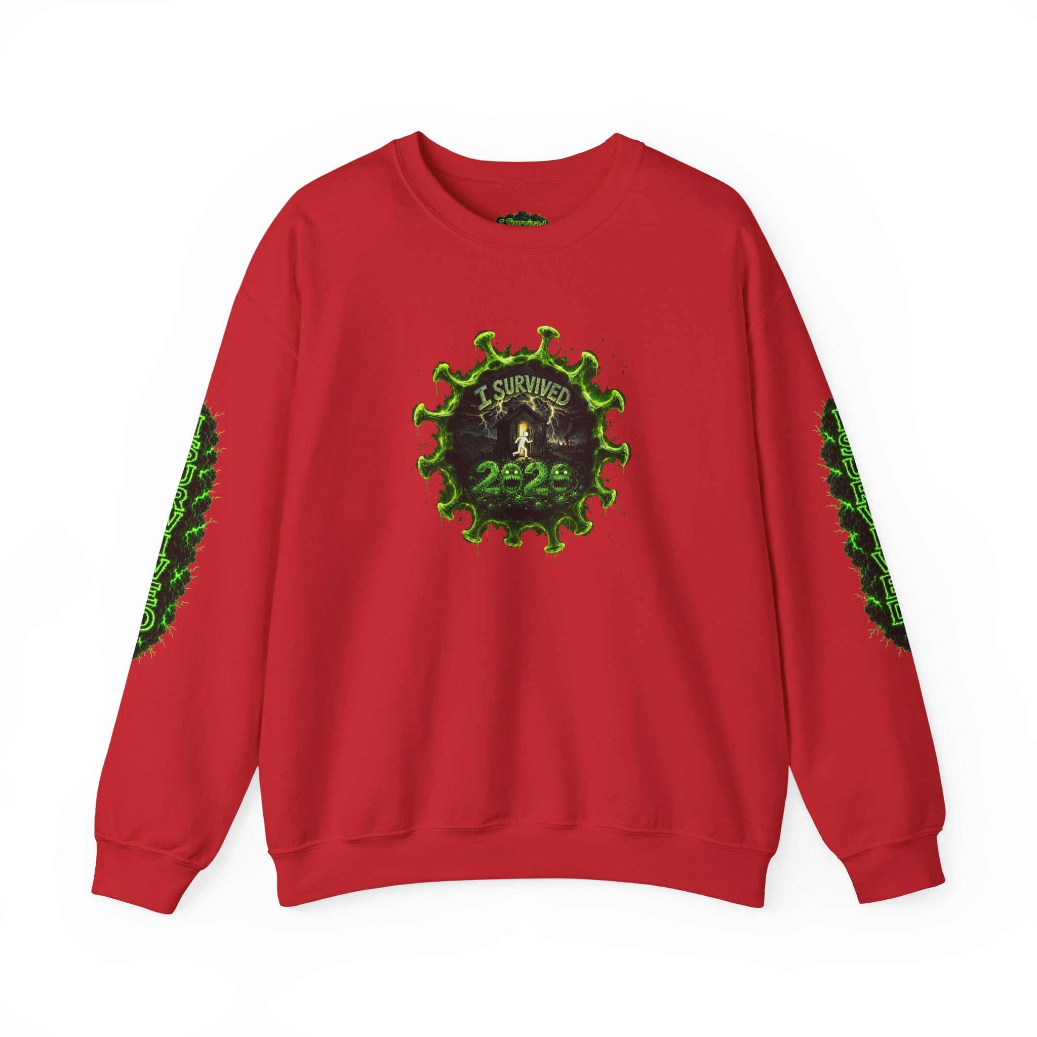 I Survived 2020 — PANDEMIC S1:E2: Director's Cut "The Coming of COVID" Unisex Heavy Blend™ Crewneck Sweatshirt