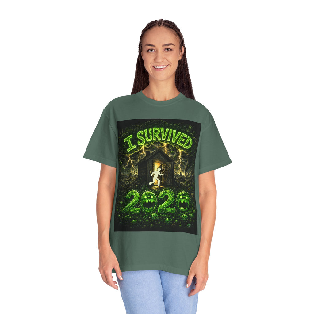 I Survived 2020 — S1:E3 "The Jab!" | Pandemic Edition Unisex Garment-Dyed T-shirt