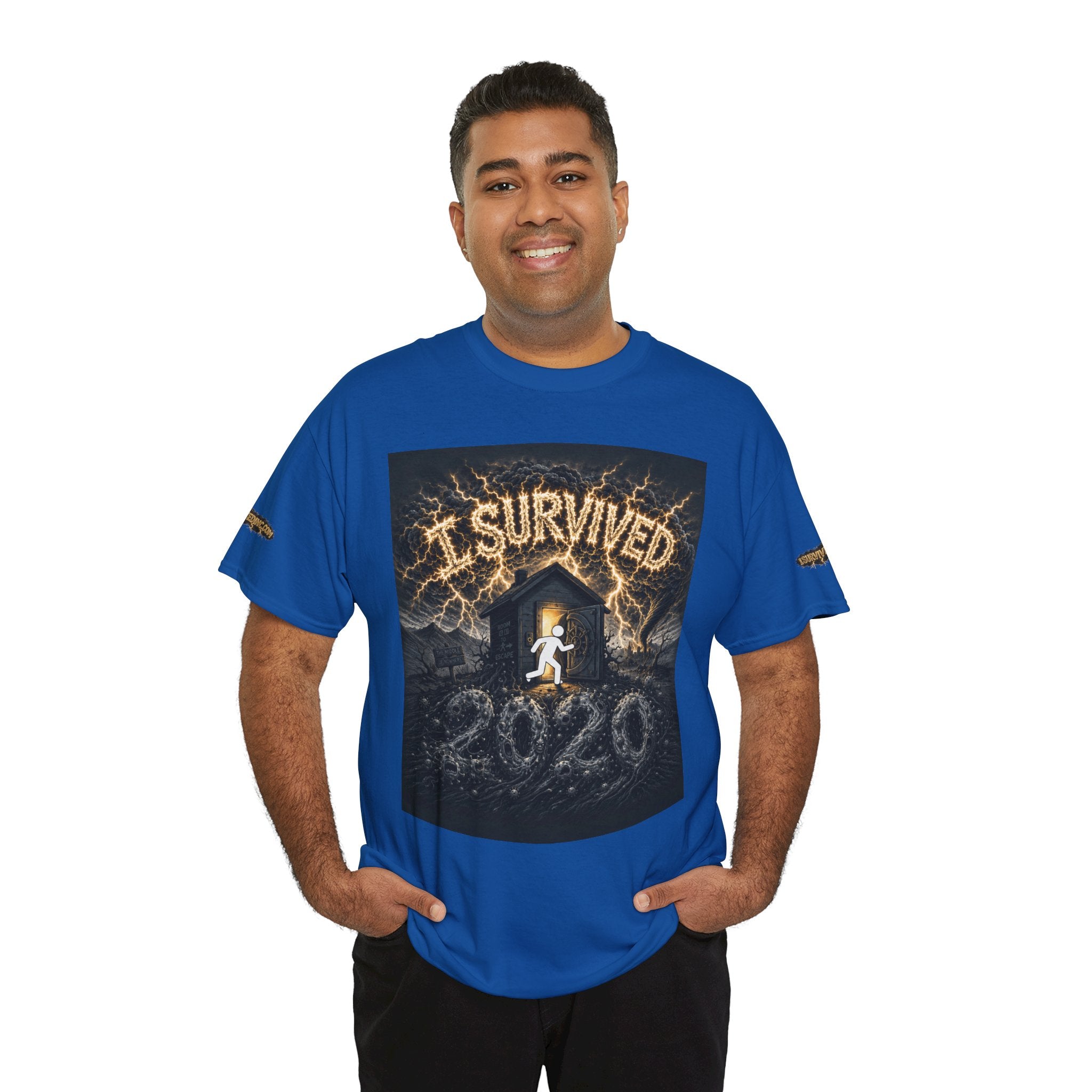 I Survived 2020 — Original PILOT Design: Special Edition Unisex Heavy Cotton Tee