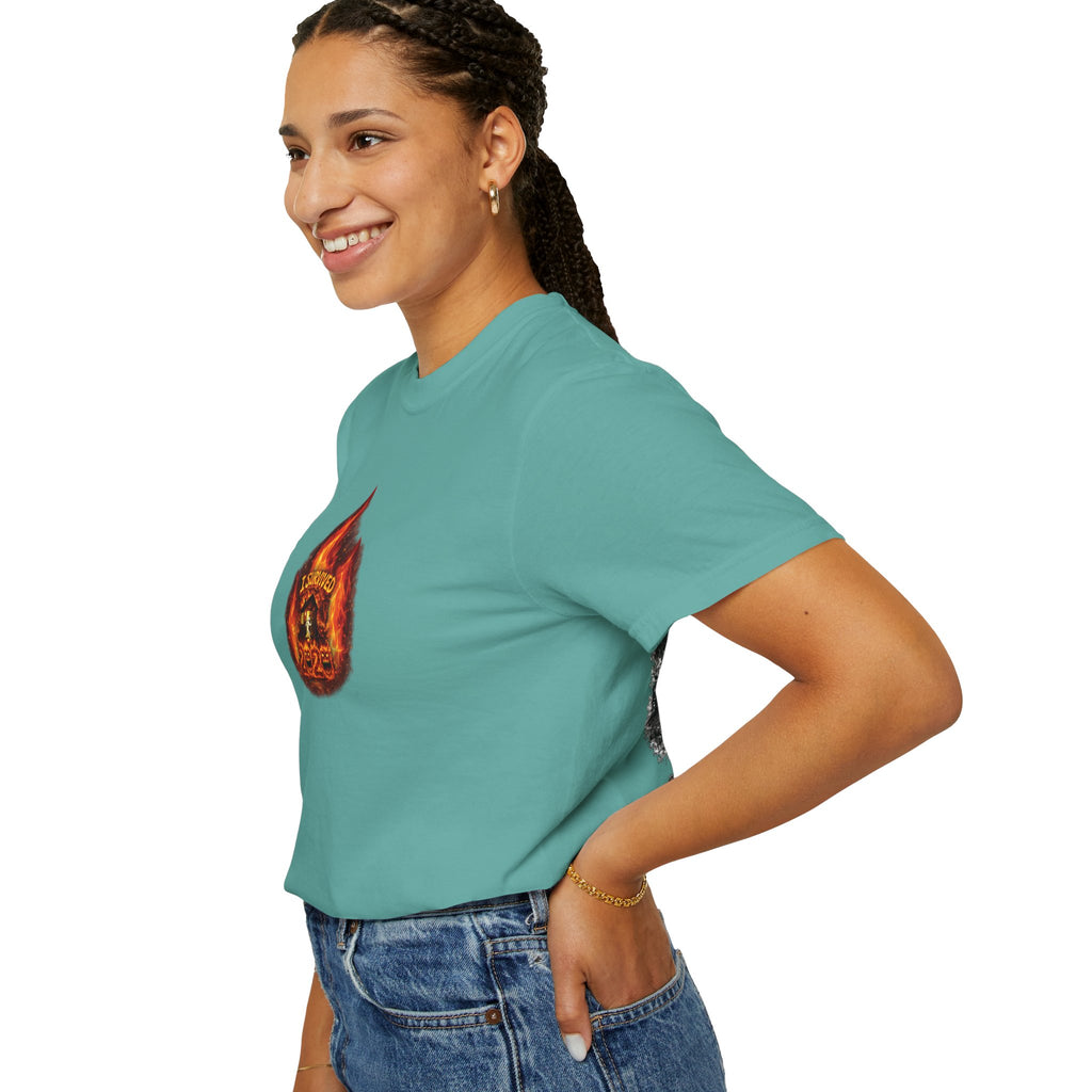 I Survived 2020 — WILDFIRES S2:E2: Director's Cut "The Bobcat Fire" Memorial Unisex Garment-Dyed T-shirt
